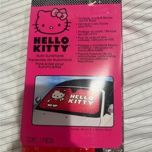 Hello Kitty Red and Pink Car Sunshade